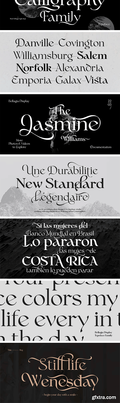 Bellagia Display Font Family Bellagia Display Font Family