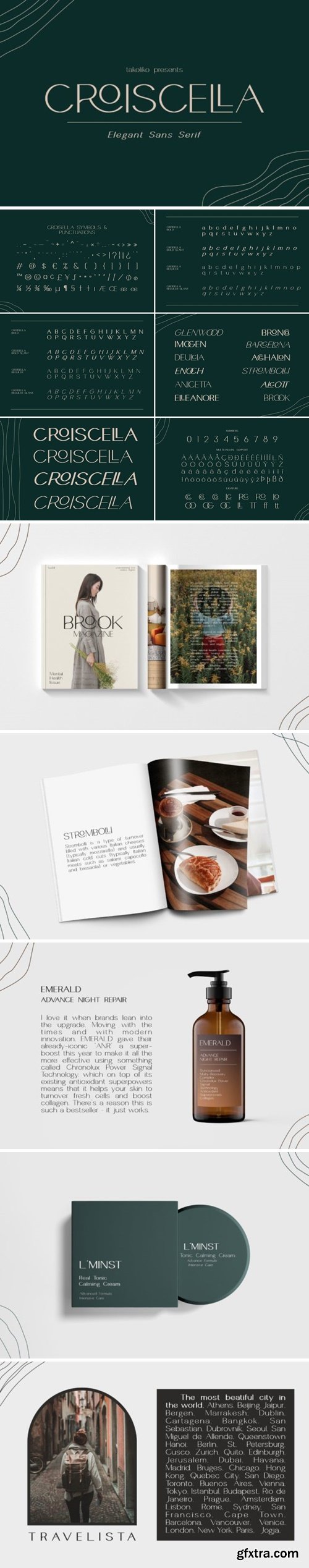 FontBundles - Croiscella Elegant Sans Serif 1774190