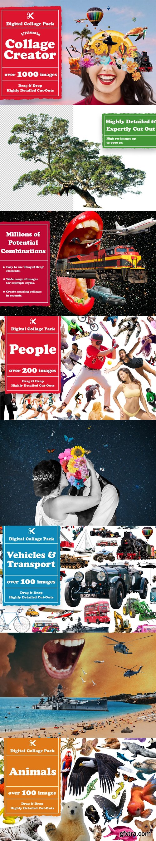 CreativeMarket - Ultimate Collage Creator 1000+ - 6174097