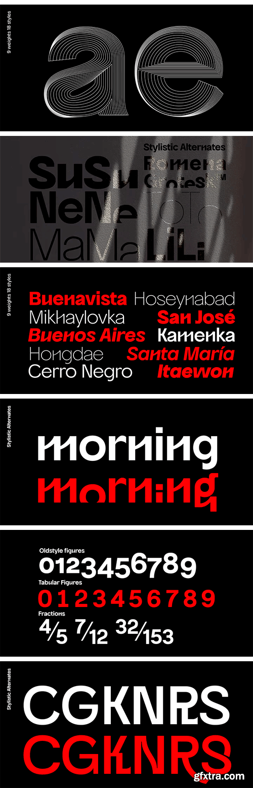 Romena Font Family Romena Font Family
