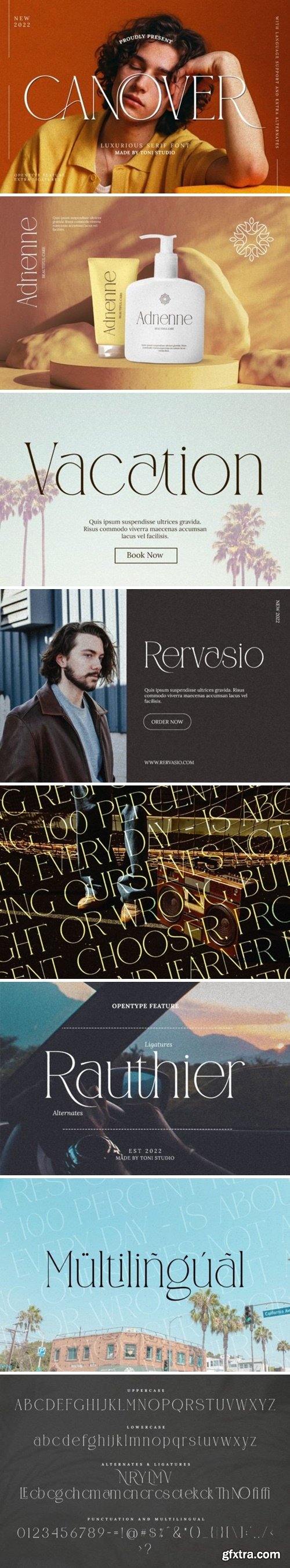 FontBundles - CANOVER | Ligature Serif 1980809