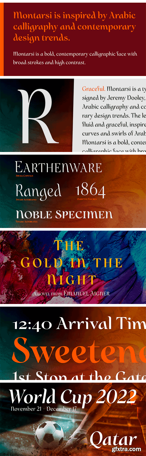 Montarsi Font Family Montarsi Font Family