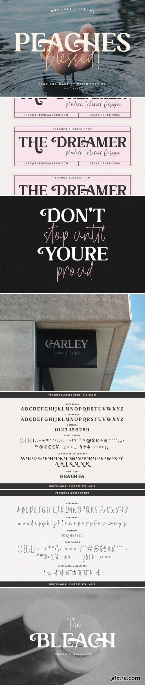 FontBundles - Peaches Blessed - Font Duo 1983486 FontBundles - Peaches Blessed - Font Duo 1983486