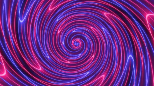 Videohive - Neon Twirl Motion Background - 38262258 - 38262258