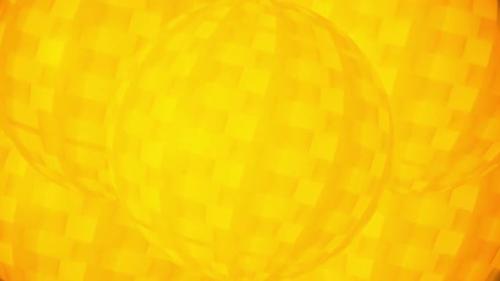Videohive - Abstract Yellow Ball Shape Moving Background Loop - 38288385 - 38288385