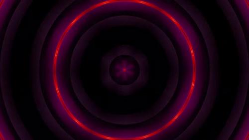 Videohive - Circular Neon Light Motion Background Loop - 38288391 - 38288391