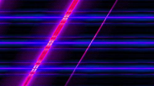 Videohive - Abstract Colorful Neon Lights Background Loop - 38288510 - 38288510
