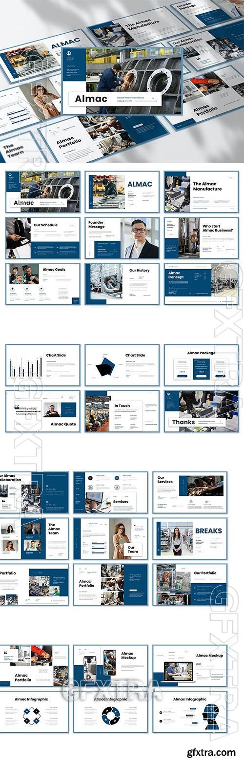 Almac - Business Presentation Powerpoint, Keynote and Google Slides Template  