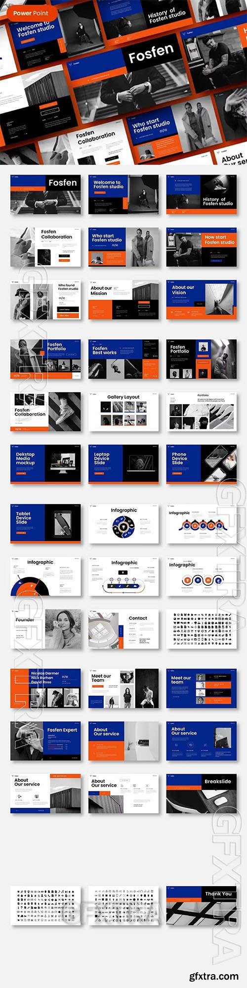 Fosfen - Business Powerpoint, Keynote and Google Slides Template  
