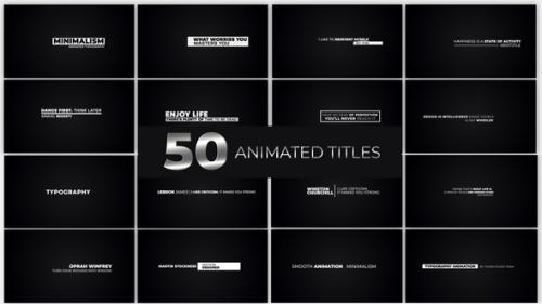 Videohive - Animated Titles - 38318253 - 38318253