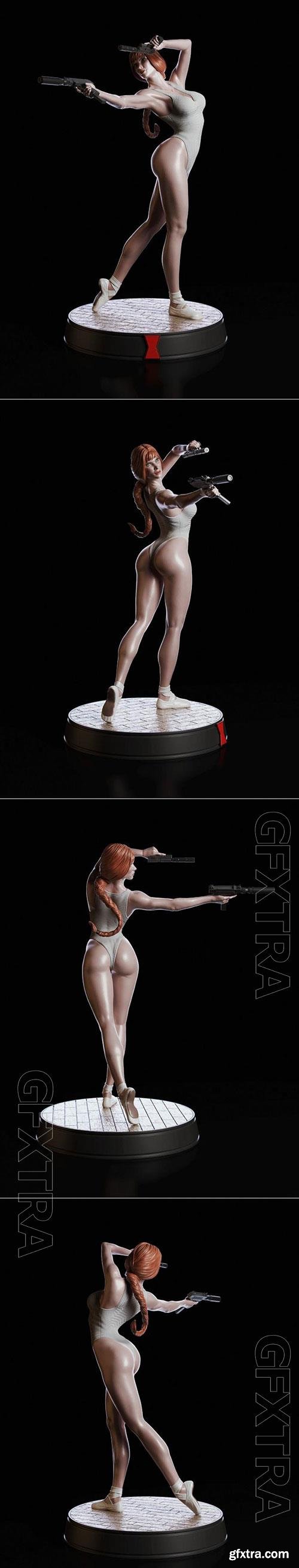 Black Widow Dancer 3D Print Model 