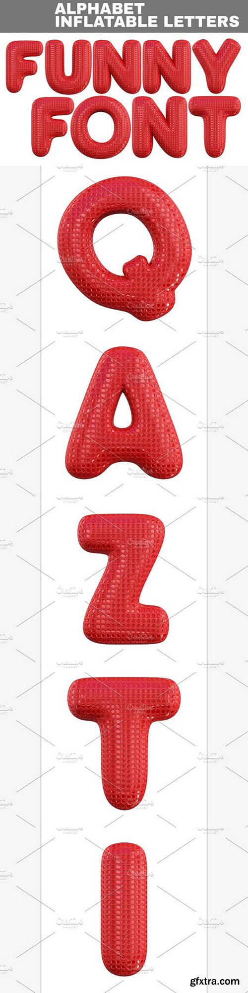 Inflatable letters