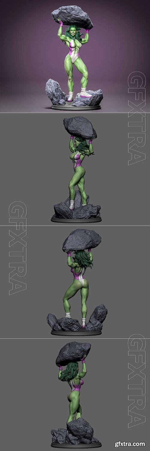 She-Hulk 3D Print Model 