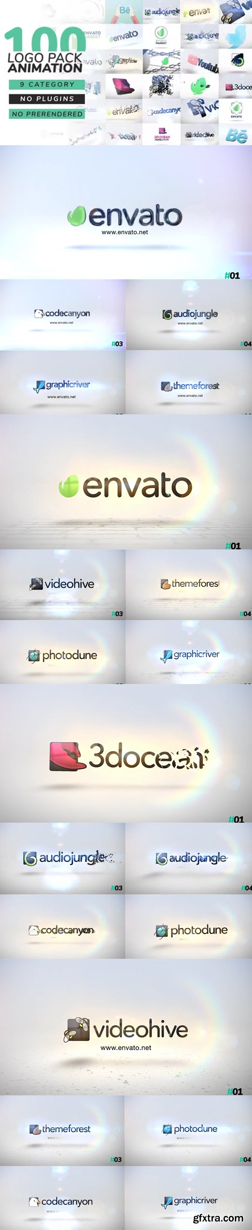 Videohive - Logo Pack Animation - 38099117