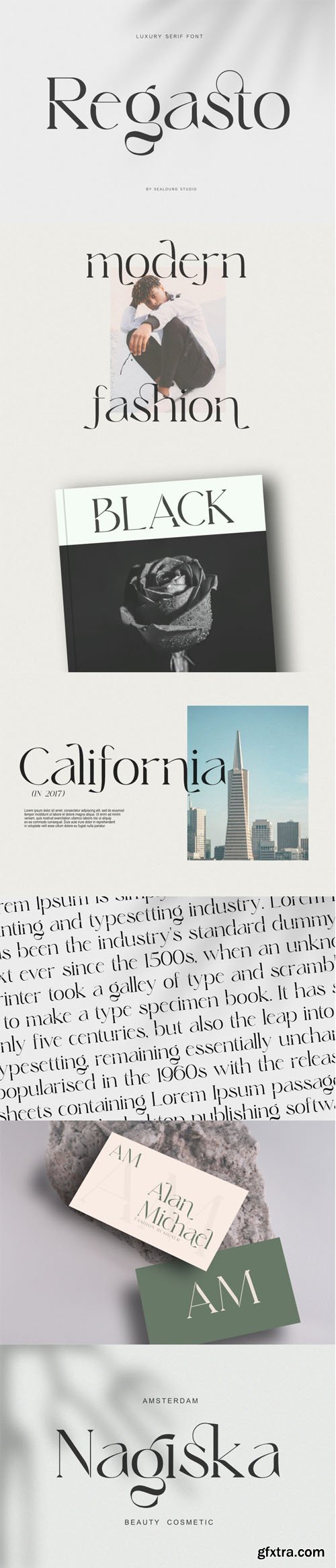 Regasto - Luxury Serif Font