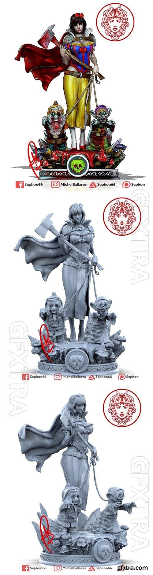 Snow White 3D Print Model 
