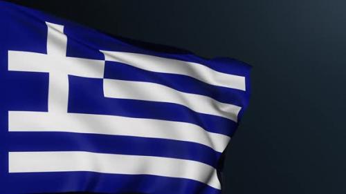 Videohive - Greece Flag Athens Greek National Identity Symbol - 38332386 - 38332386