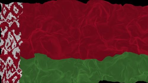 Videohive - flag Belarus turns into smoke. State weakening concept a crisis, alpha channel - 38339990 - 38339990