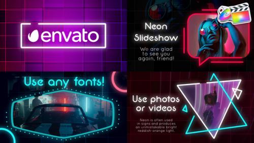 Videohive - Neon Slideshow for FCPX - 38414440 - 38414440