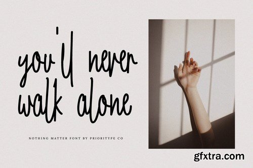 Nothing Matter - Stylish Handwritten Font