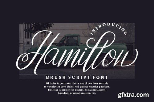 Hamillon Brush Script Font