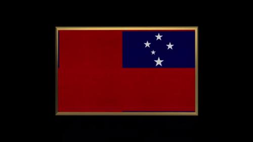 Videohive - Samoa 3D Flag - 38426688 - 38426688