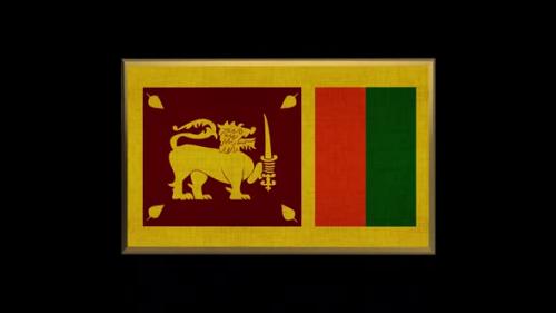 Videohive - Sri Lanka 3D Flag - 38428370 - 38428370