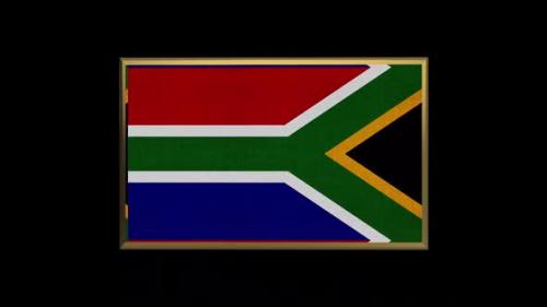 Videohive - South Africa 3D Flag - 38428373 - 38428373