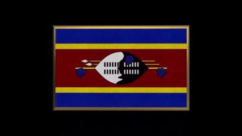 Videohive - Swaziland 3D Flag - 38428384 - 38428384