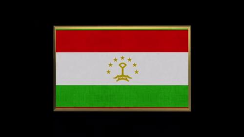 Videohive - Tajikistan 3D Flag - 38428387 - 38428387