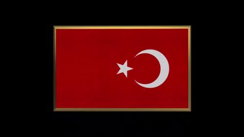 Videohive - Turkey 3D Flag - 38428425 - 38428425