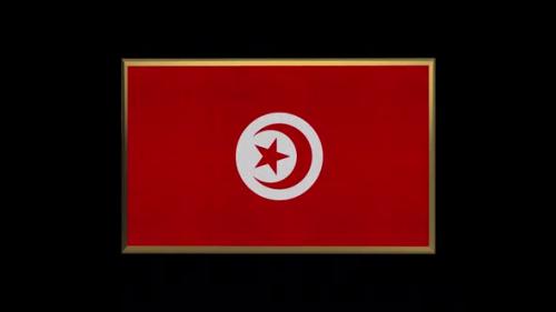 Videohive - Tunisia 3D Flag - 38428426 - 38428426