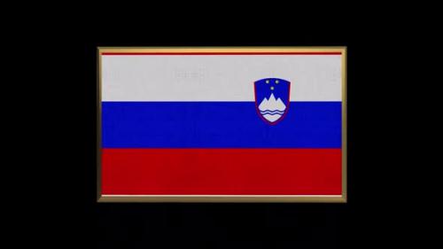 Videohive - Slovenia 3D Flag - 38428429 - 38428429