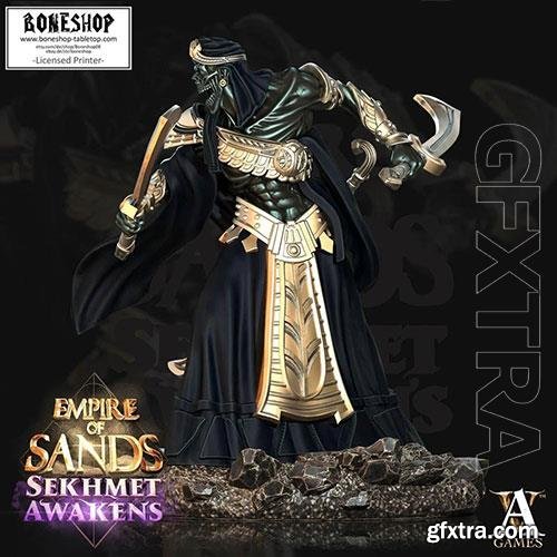 Sekhmet Awakens Sandmancer Aristocrat 4 3D Print Model 