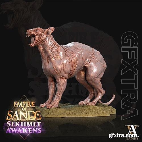 Sphinx Cat 3D Print Model 
