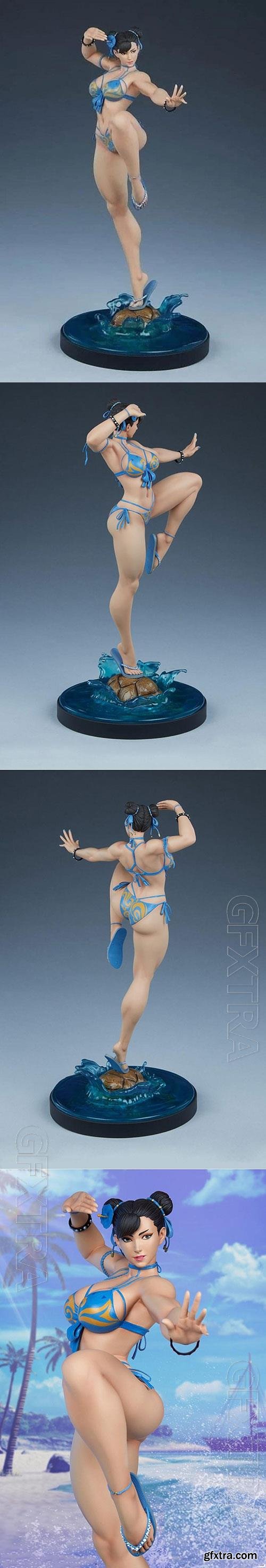 Chun Li 3D Print Model 