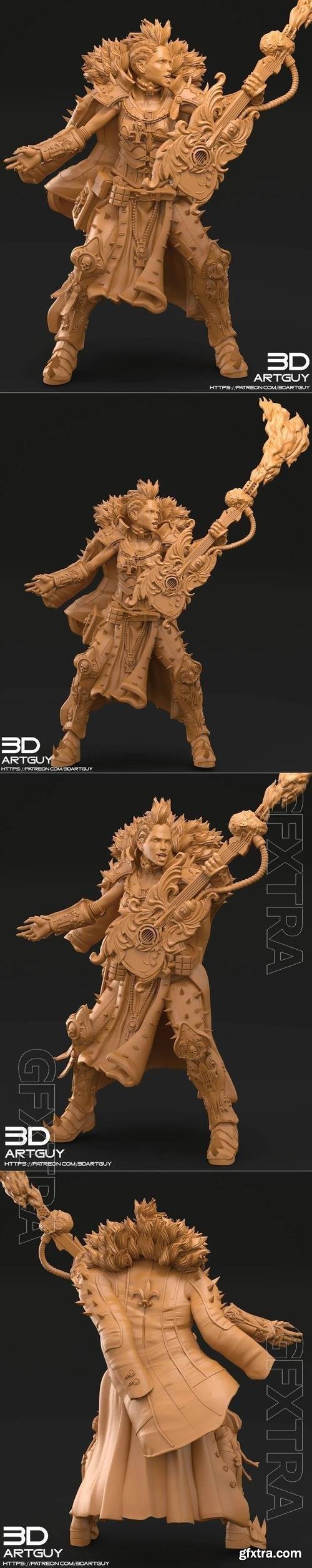 Zealot Punk 3D Print Model 