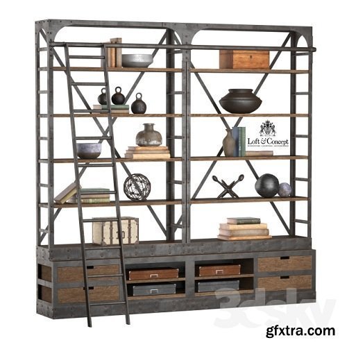 RACK INDUSTRIAL IRON 3d model