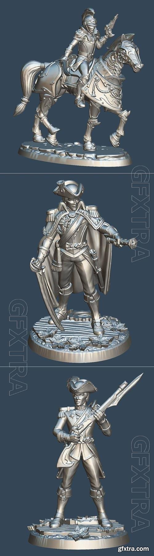 Magitek - Fusilier, Cuirassier, Captain 3D Print Model 
