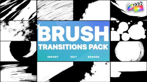 Videohive - Brush Transitions | FCPX - 38231527 - 38231527