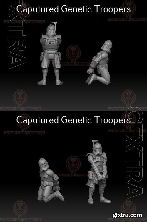 3D STL Captured Genetic Troopers - Legion