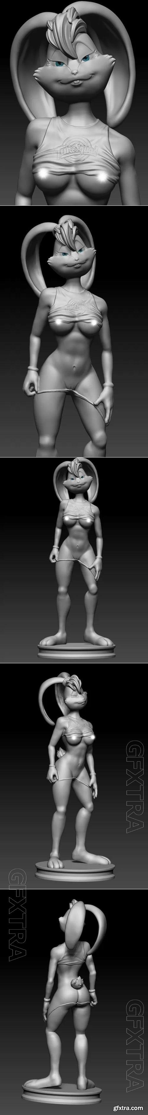 3D STL Lola Bunny and NSFW Version