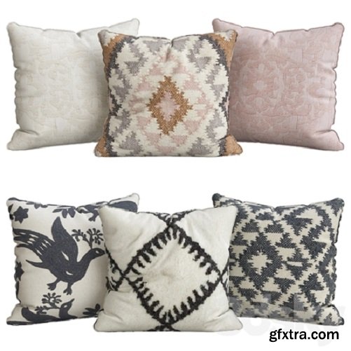 Pillows for sofa 6 pieces No. 72