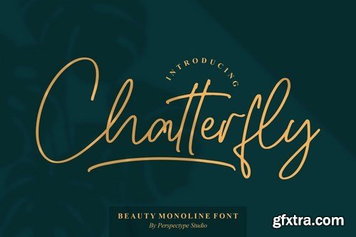 Chatterfly Monoline Font