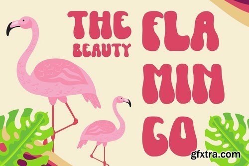 FlamboyanStyling - Groovy Retro Font