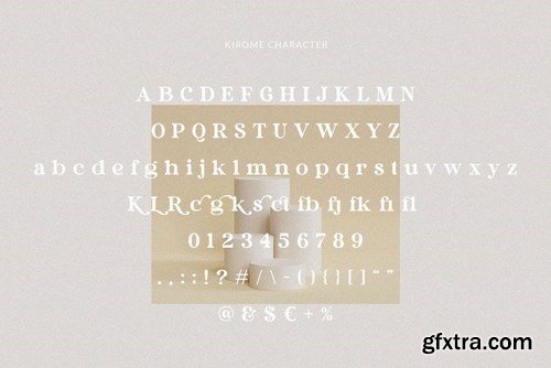 Kirome – Modern & Beauty Serif