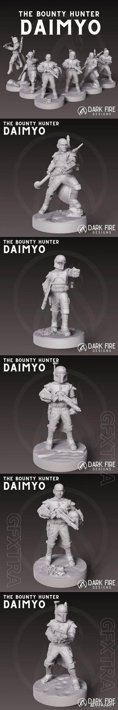 3D STL The Bounty Hunter Daimyo
