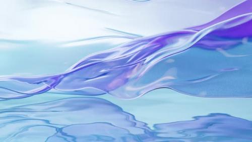 Videohive - Flowing transparent cloth on water surface - 38467583 - 38467583