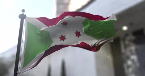 Videohive - Burundi national flag waving - 38485783 - 38485783