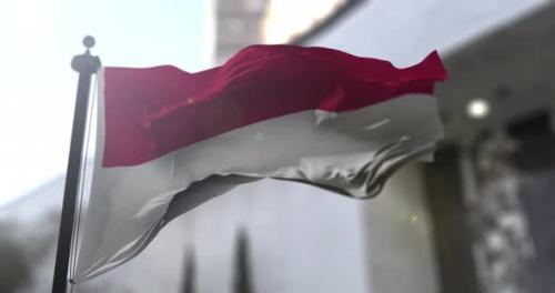 Videohive - Indonesian national flag. Indonesia country waving flag - 38485968 - 38485968